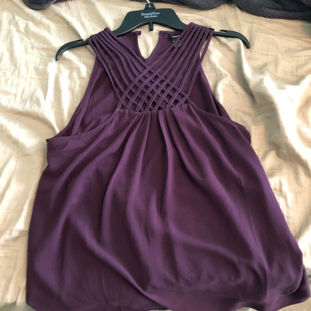 Purple Strappy Tank top